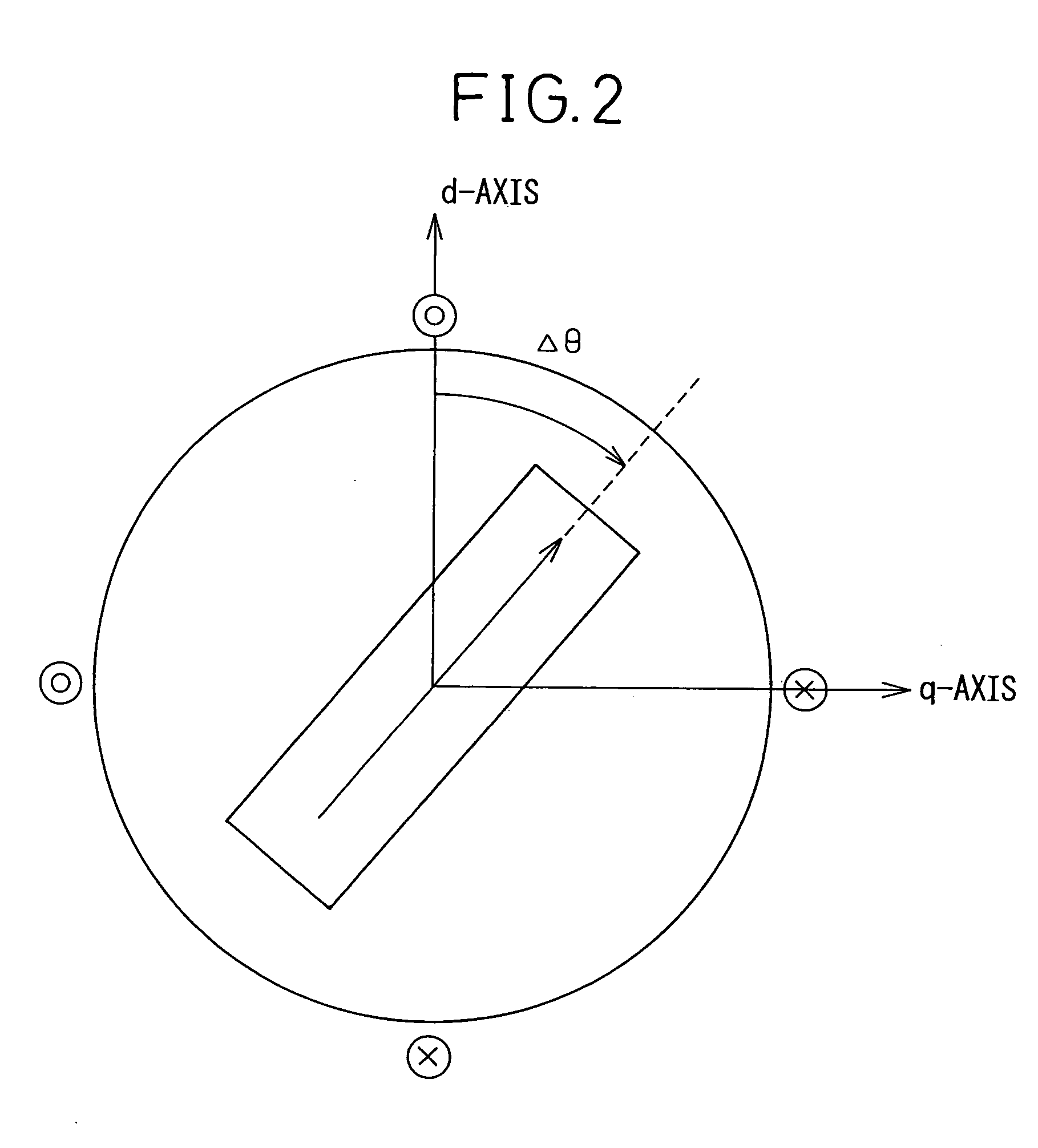 Position-of-magnetic-pole detecting device