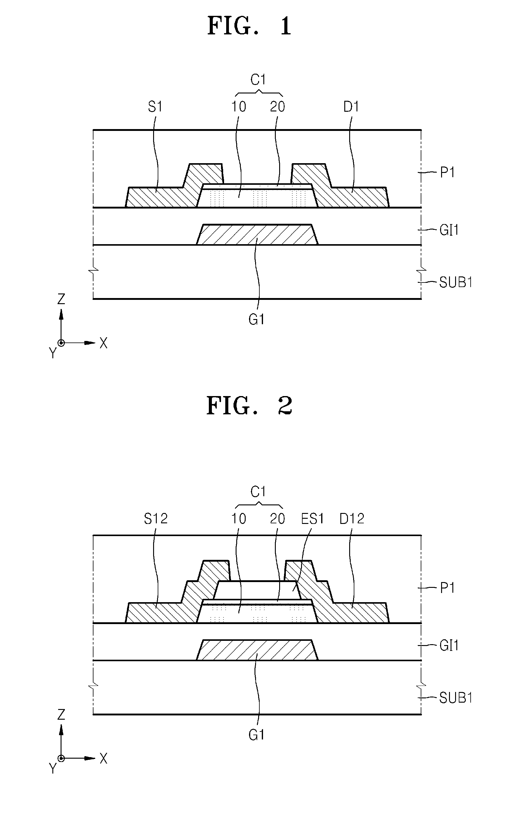 Transistors, methods of manufacturing the same and electronic devices including transistors