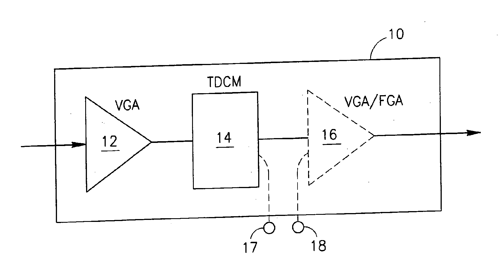 Technique for compensating undesired effects in optical links of an optical communication network