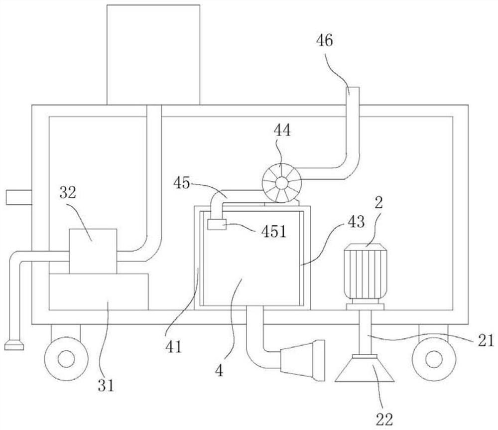 Feces cleaning device with deodorization mechanism for livestock breeding