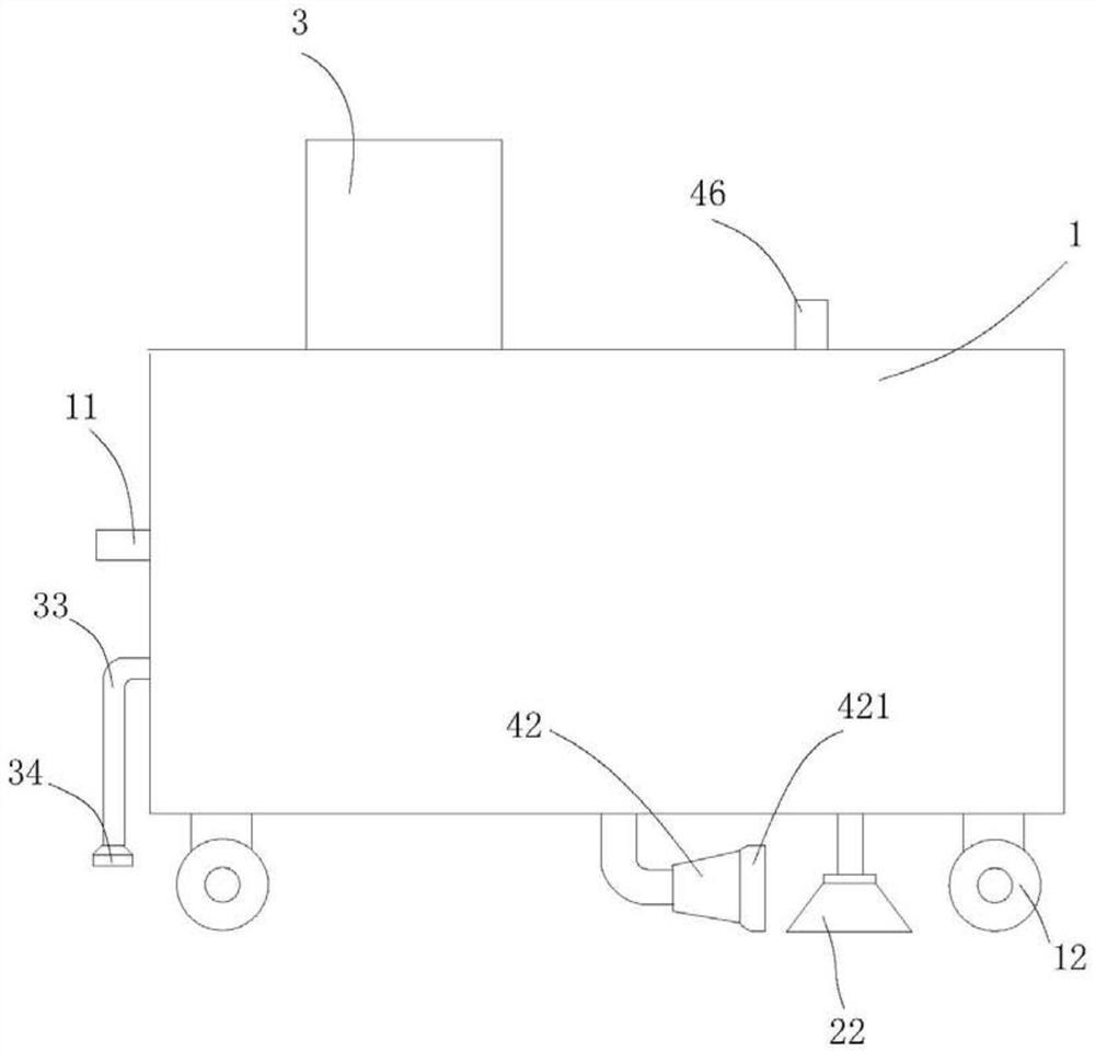 Feces cleaning device with deodorization mechanism for livestock breeding