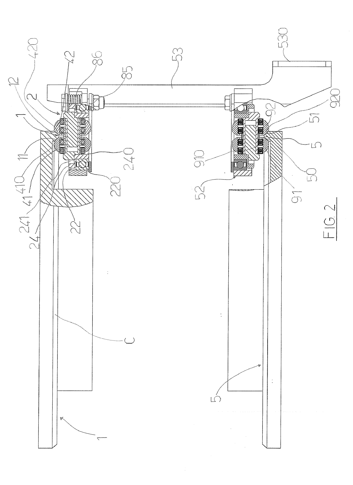 Transporting system for transporting products