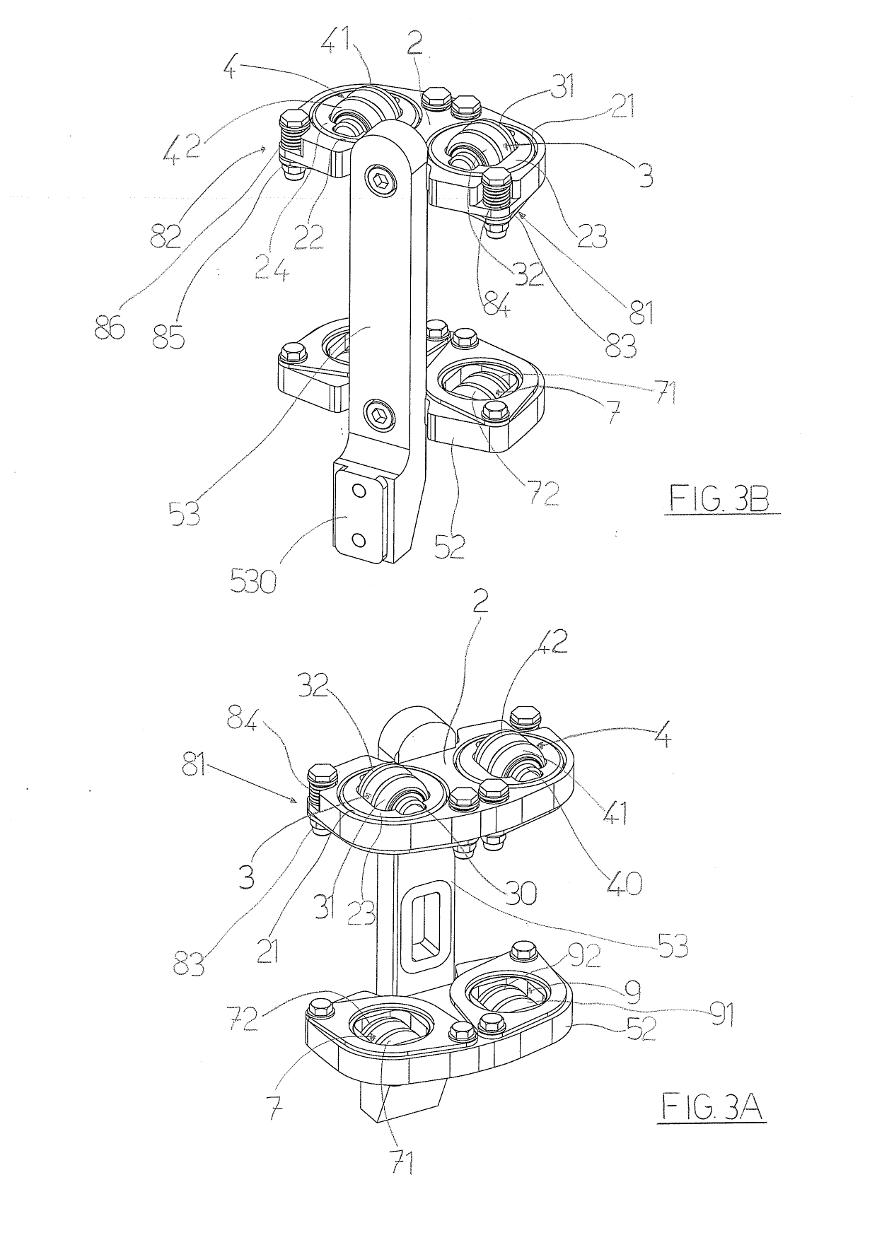 Transporting system for transporting products