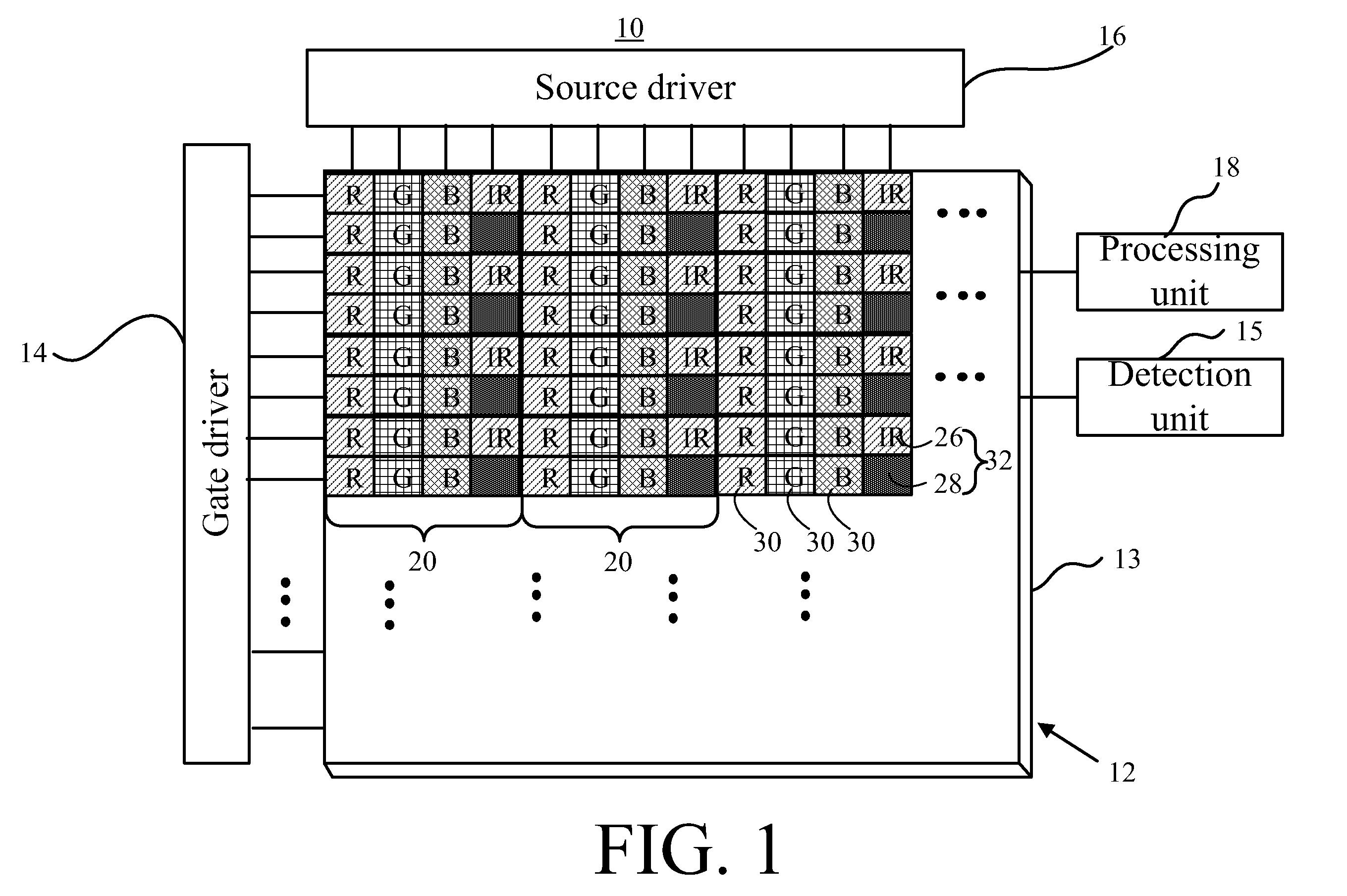 Organic light emitting diode touch display