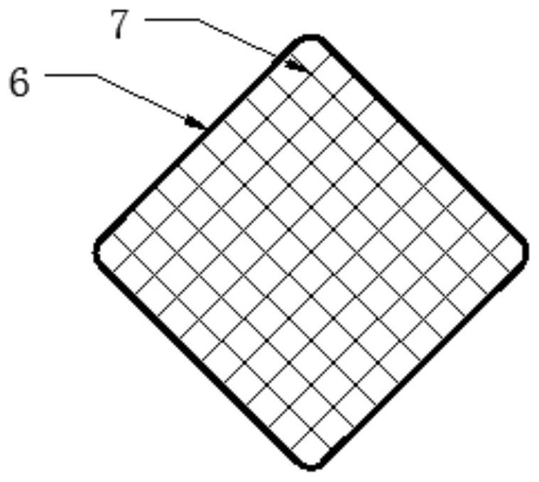 Loose slope accumulation body sloping jet anchor net structure