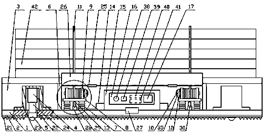 An anti-theft device for angle steel tower materials