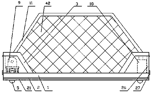 An anti-theft device for angle steel tower materials