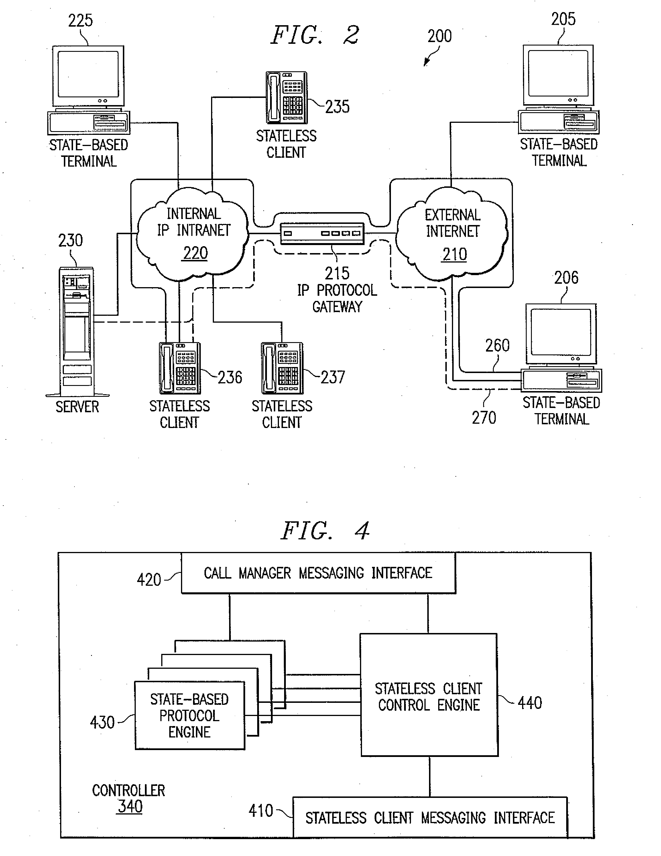 System and Method for Performing Signaling on Behalf of a Stateless Client