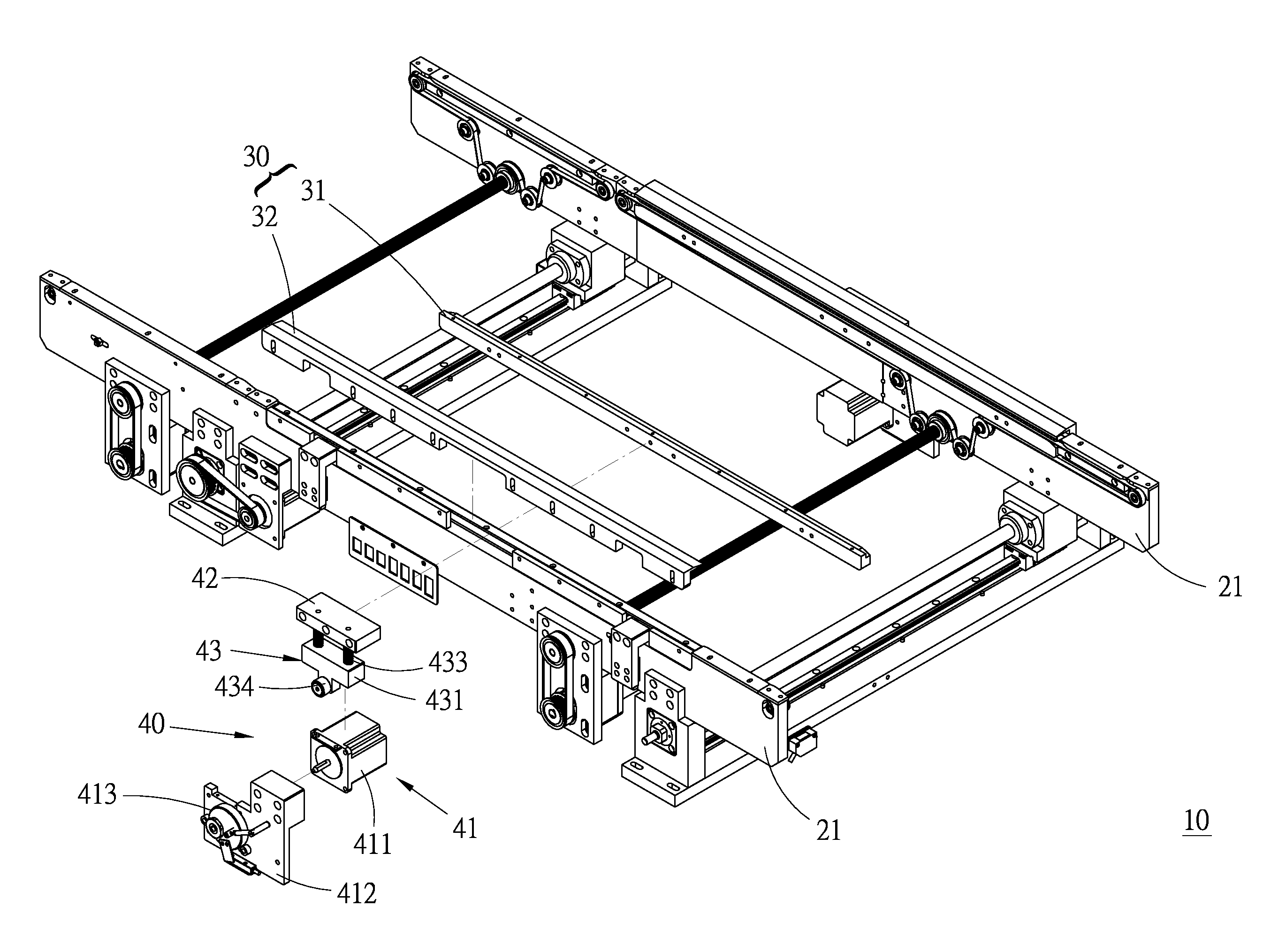 Clamping mechanism automatically adaptable to change of thickness of printed circuit board