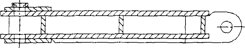 Design method for push rod of hydraulic support