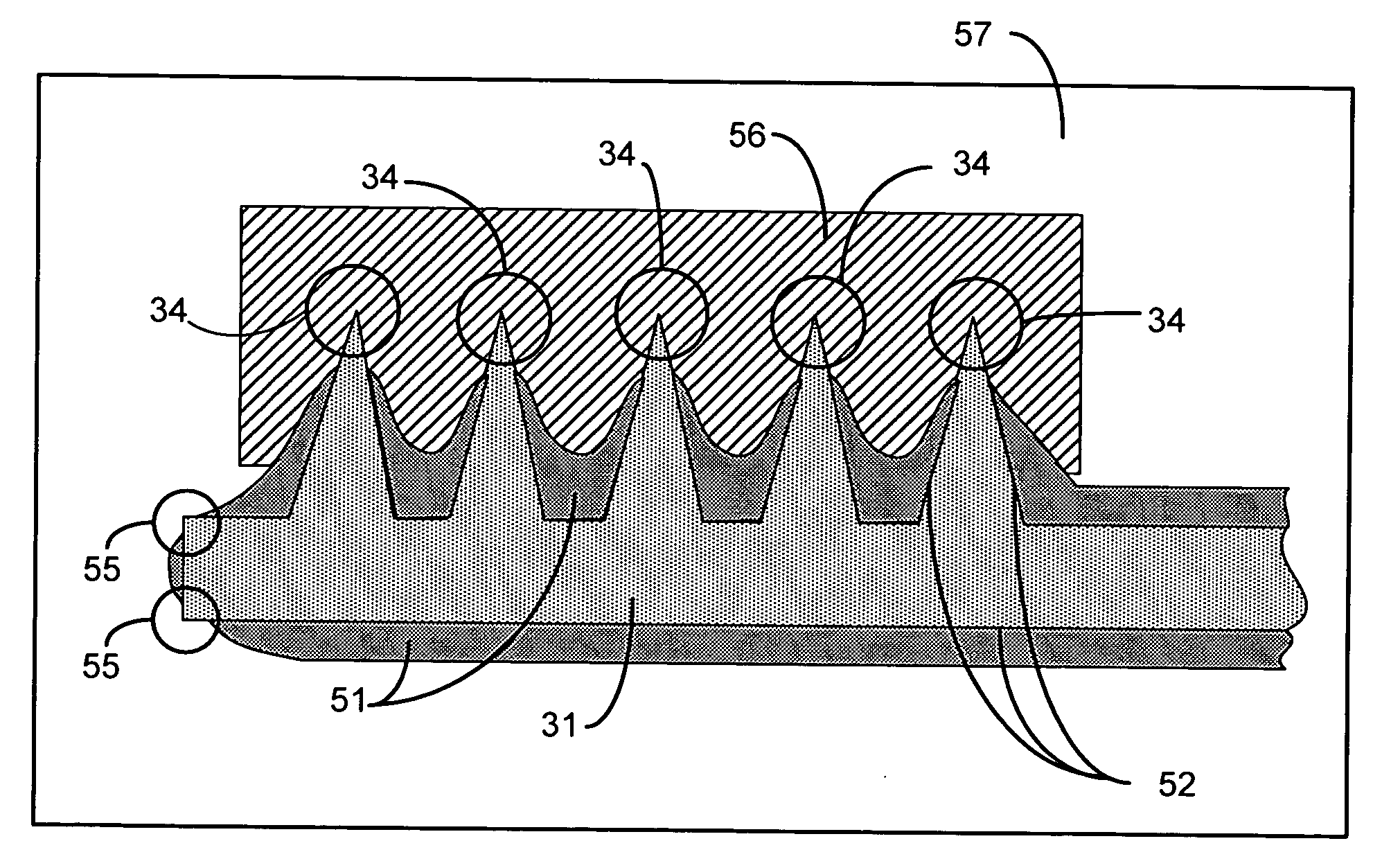 Electrical open/short contact alignment structure for active region vs. gate region