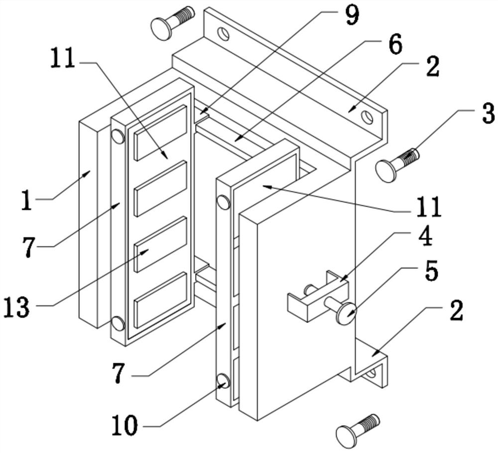 Elevator sliding guide shoe and machining process thereof