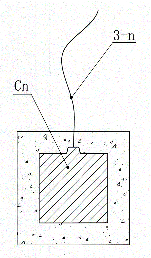 Measurement method of vibration speed at specific position in surrounding rock