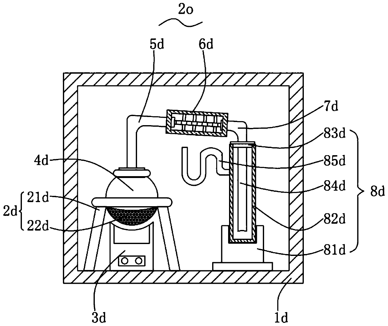 Full-particle-size coal cracking product inspection device