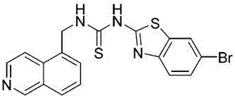 Synthesis and application of thiourea compound with antibacterial activity