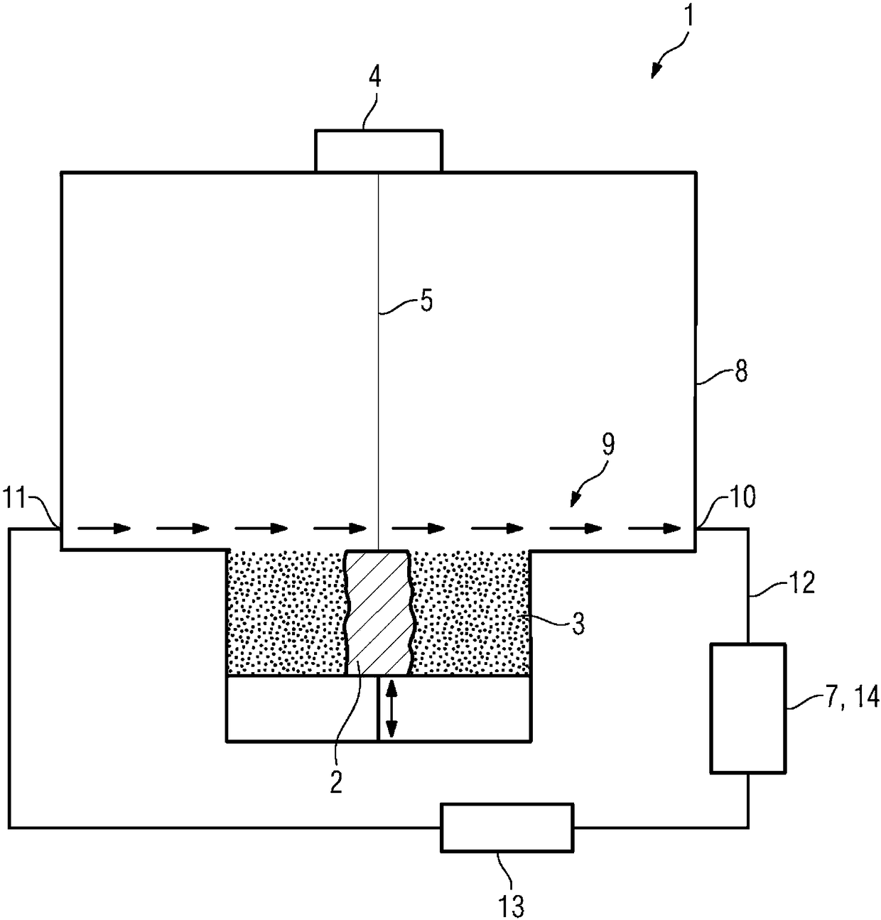 Apparatus for additive manufacturing of three-dimensional objects