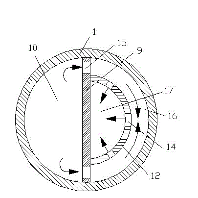 Noise elimination device for pneumatic motor