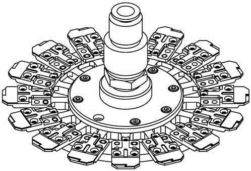 Electronic component transparent medium turntable bearing testing and automatic wiping method