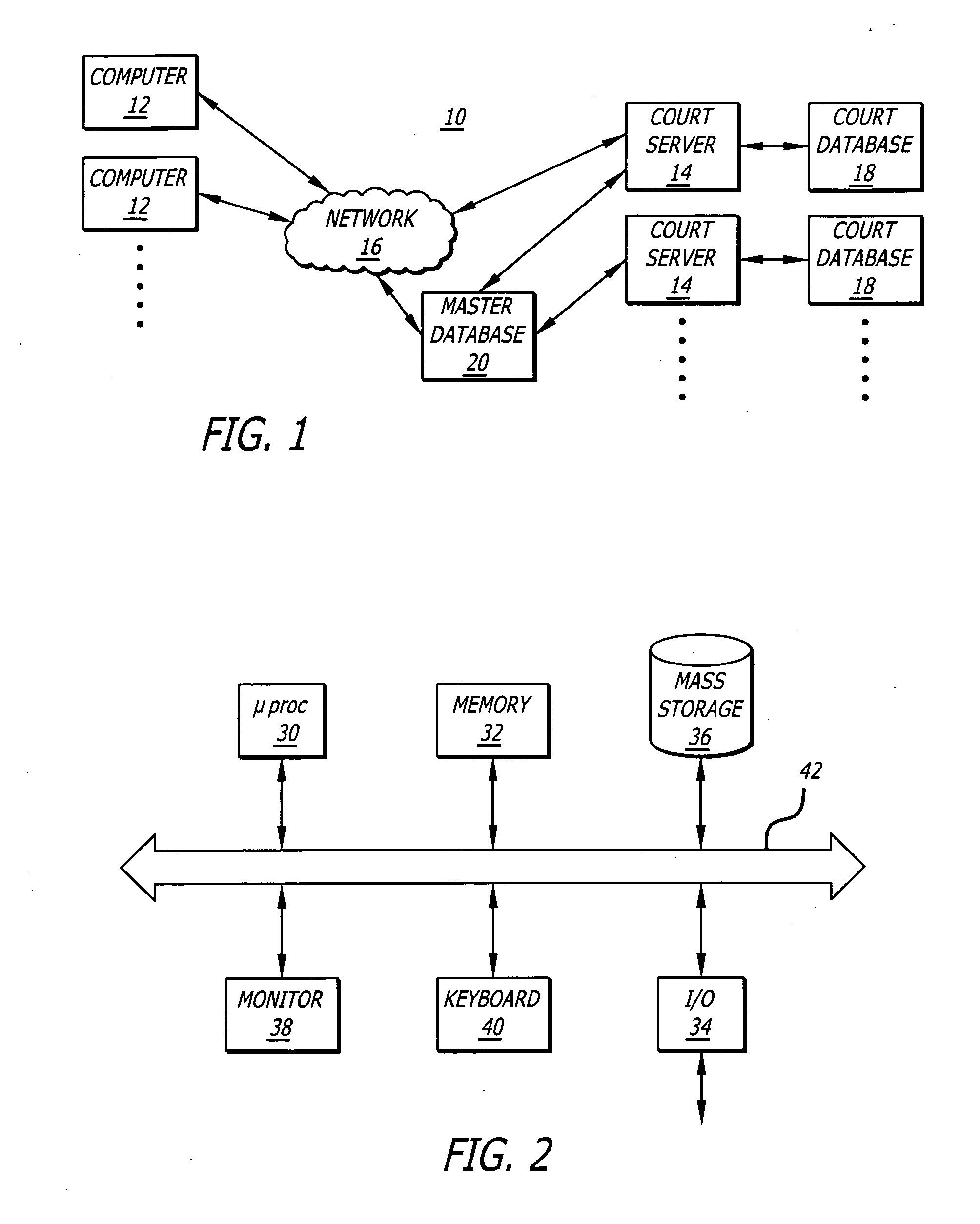 Court electronic filing system
