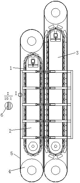 Stripping method and device for foam board continuous molding machine