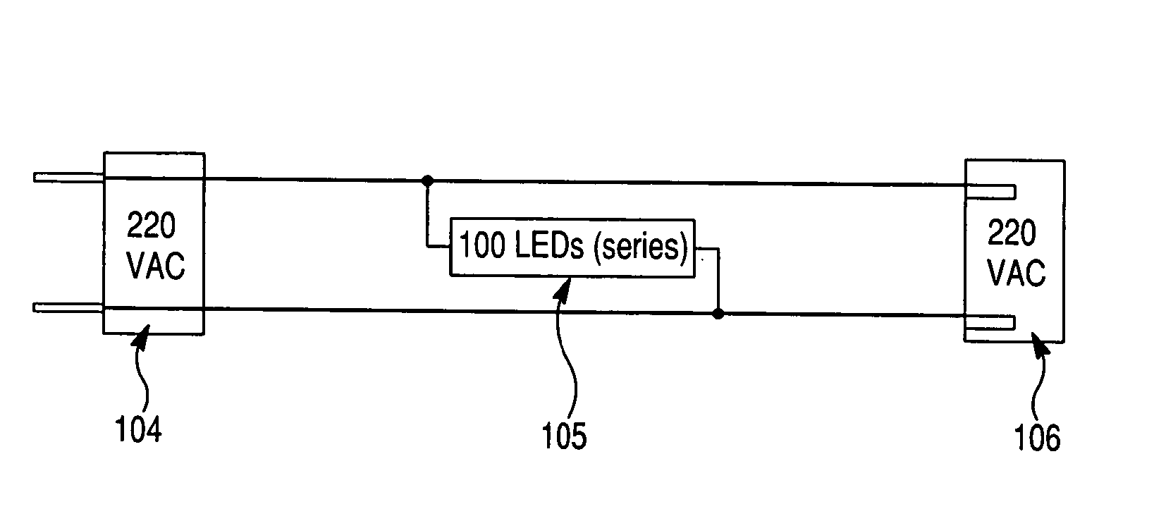 Jacketed LED assemblies and light strings containing same
