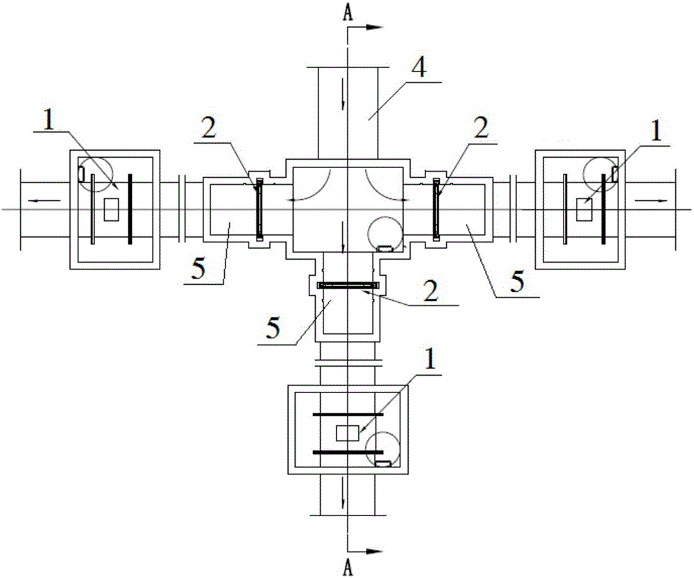 Drainage pipeline flow control method and device