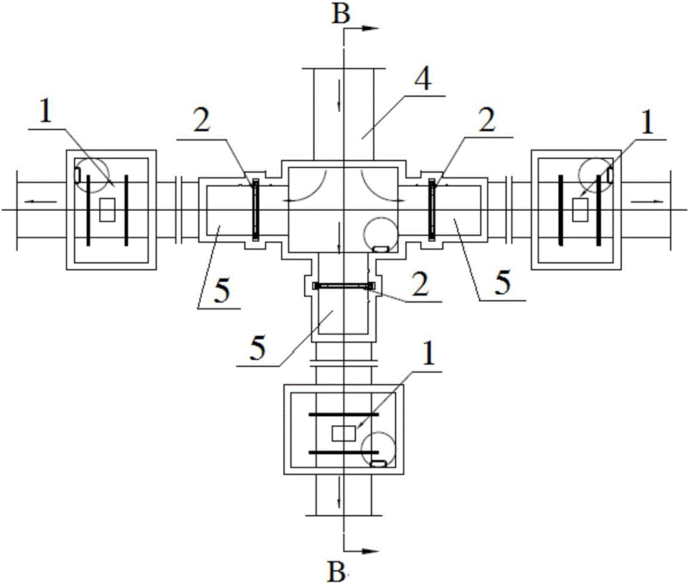 Drainage pipeline flow control method and device