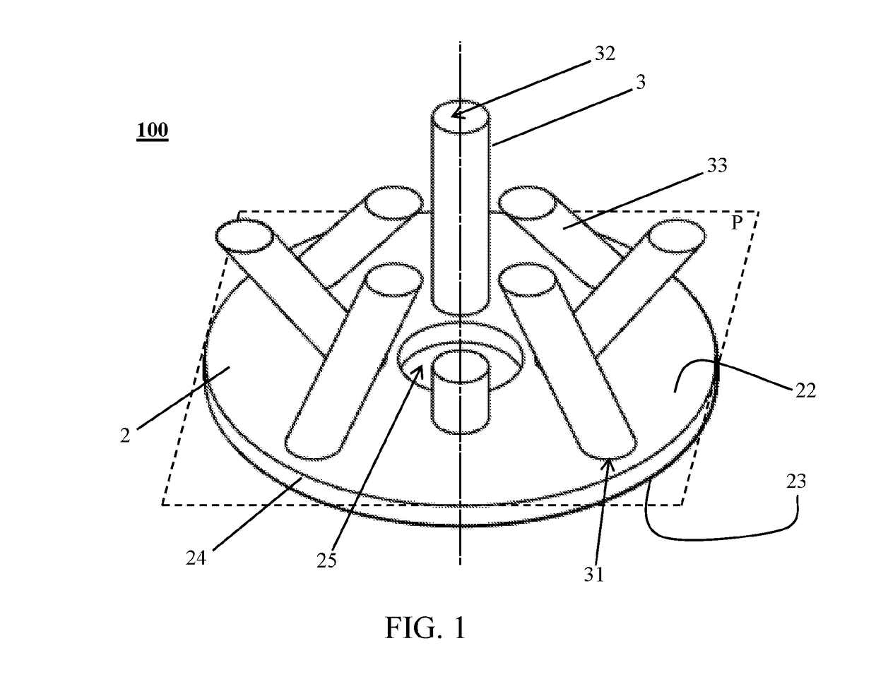 Gas redirecting device for liquid-gas contacting column