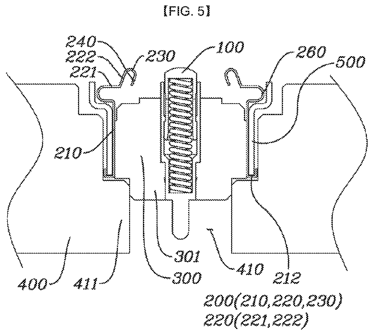 Board-mating connector with reduced coupling height