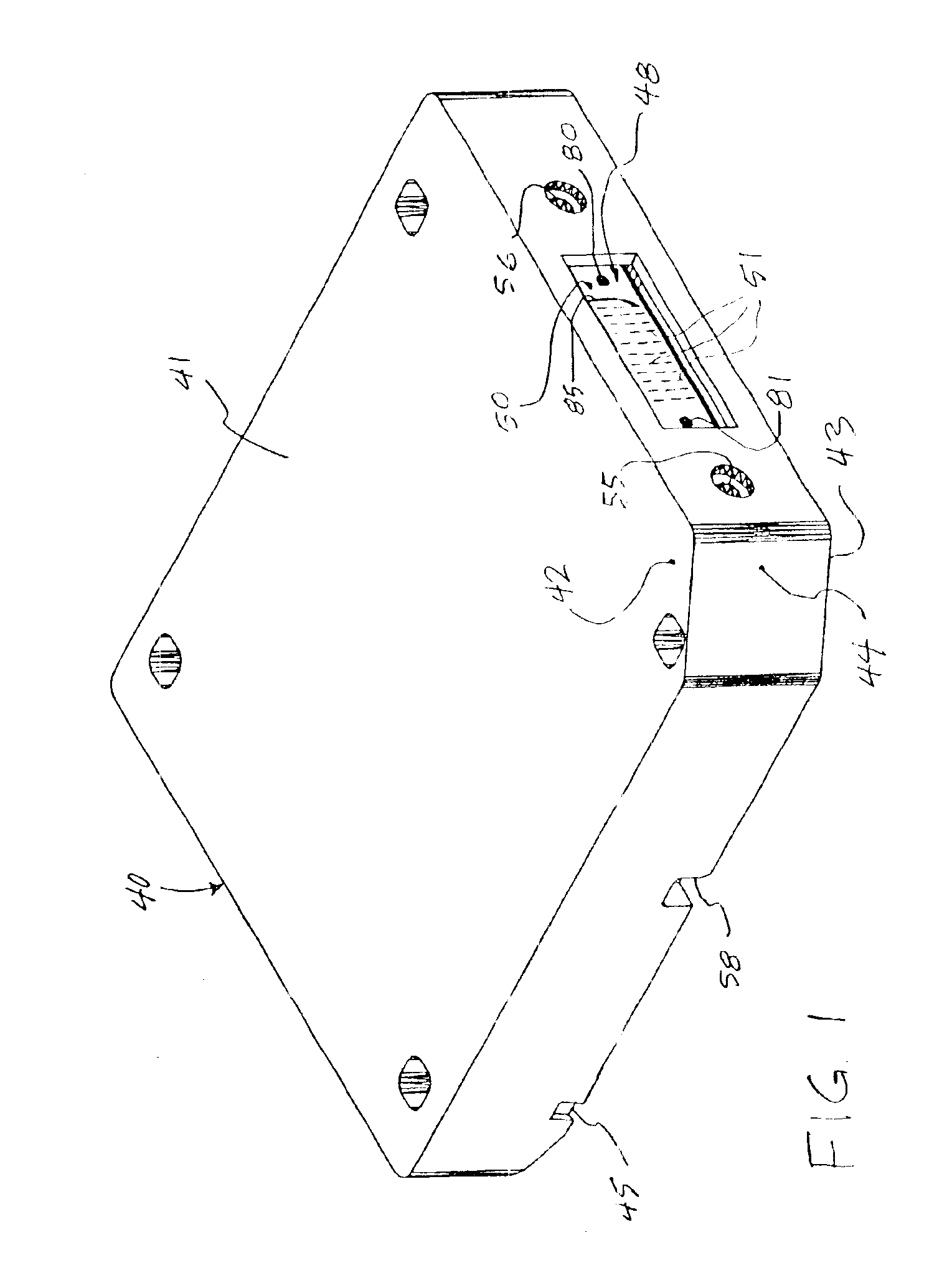 Releasable, repeatable electrical connection employing compression
