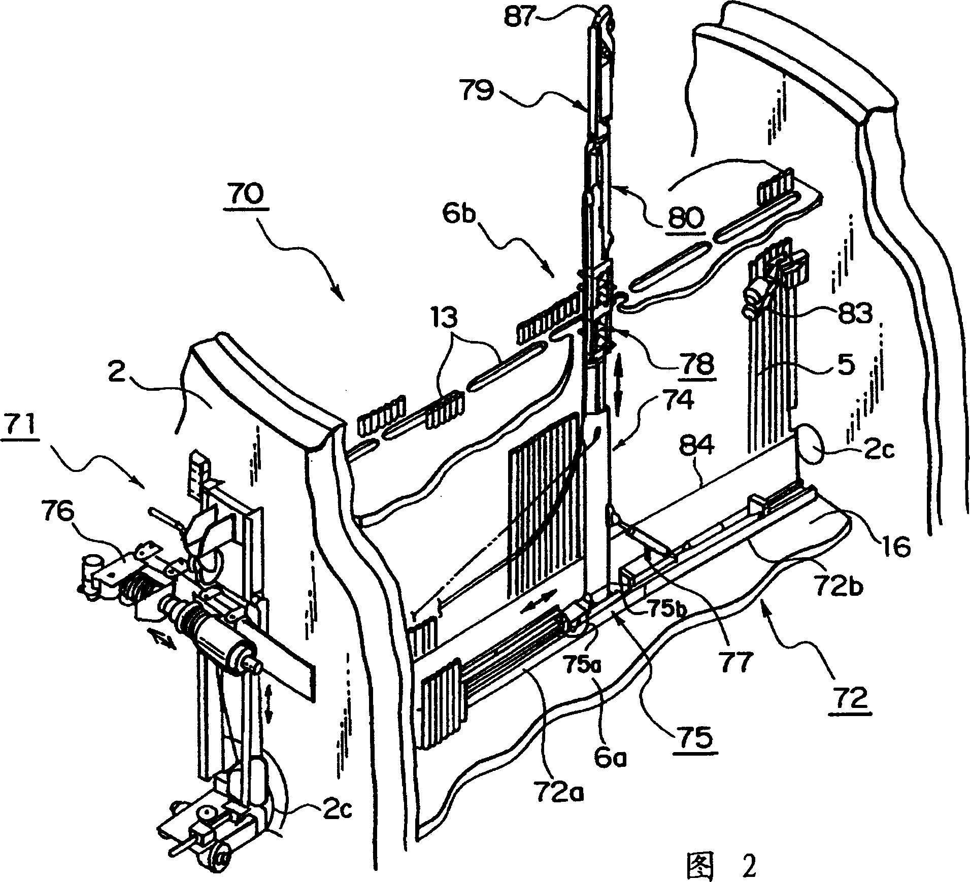 Descaling device for steam generator