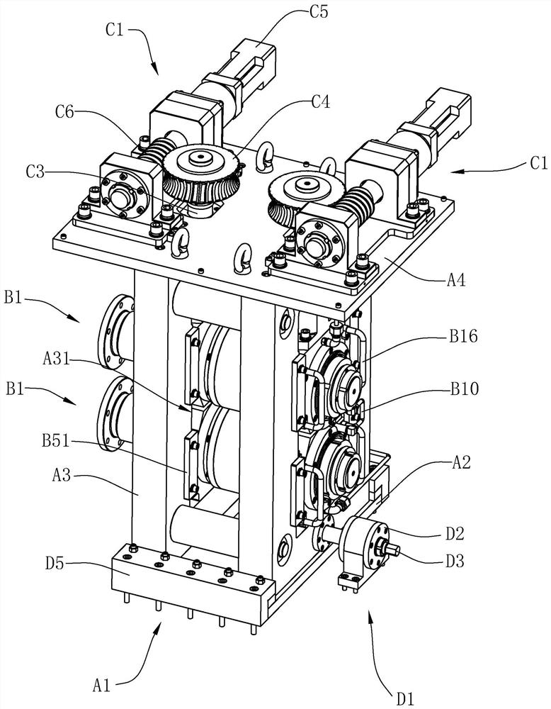 Horizontal type two-roller rolling mill with rapid roller changing function