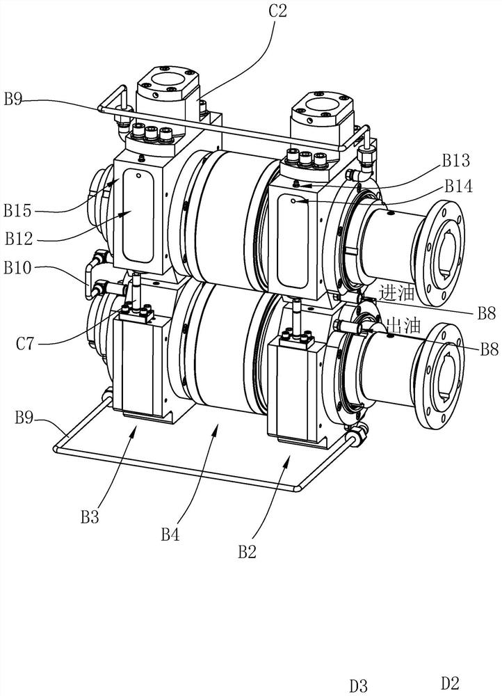 Horizontal type two-roller rolling mill with rapid roller changing function