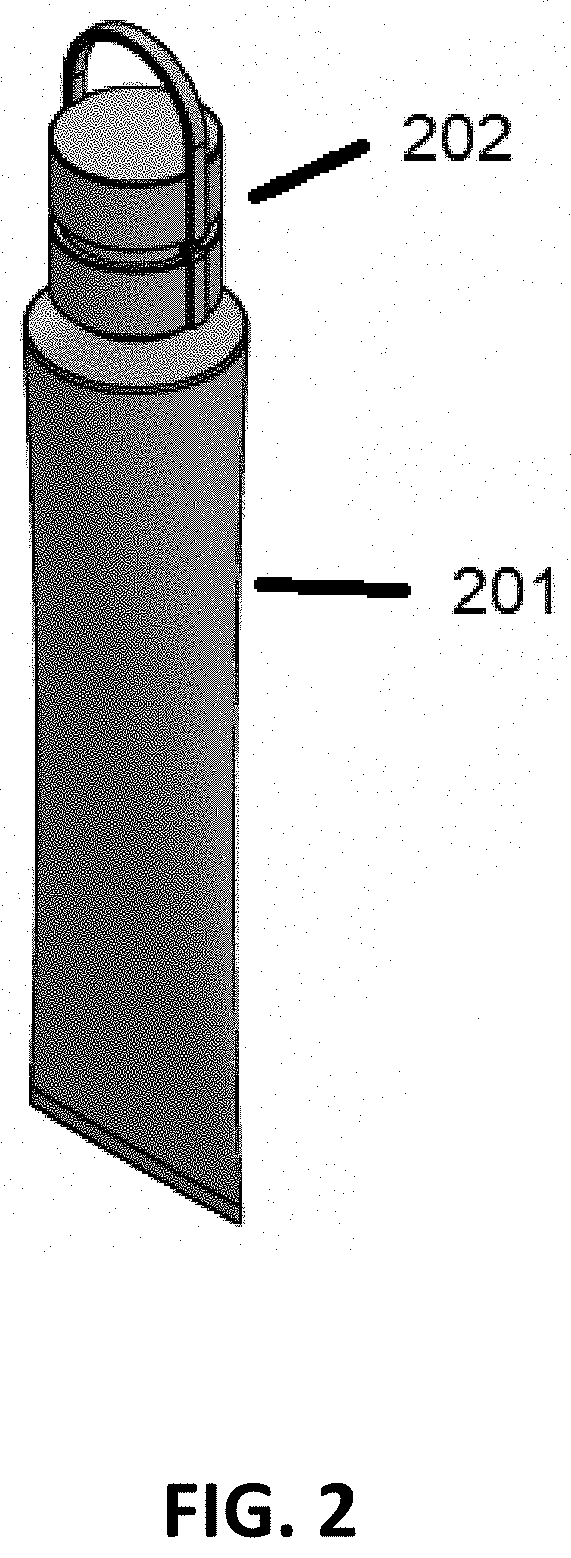 Applicator and assembly for flexible container