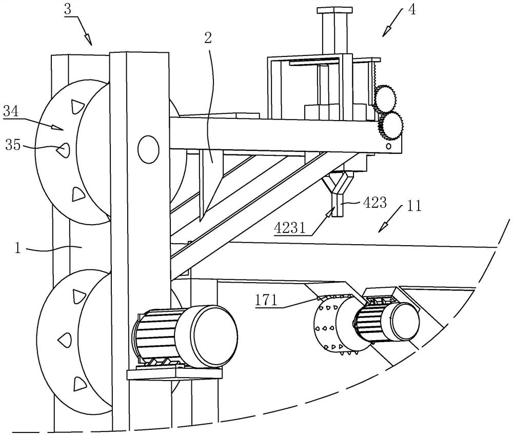 Cable sheath stripping device