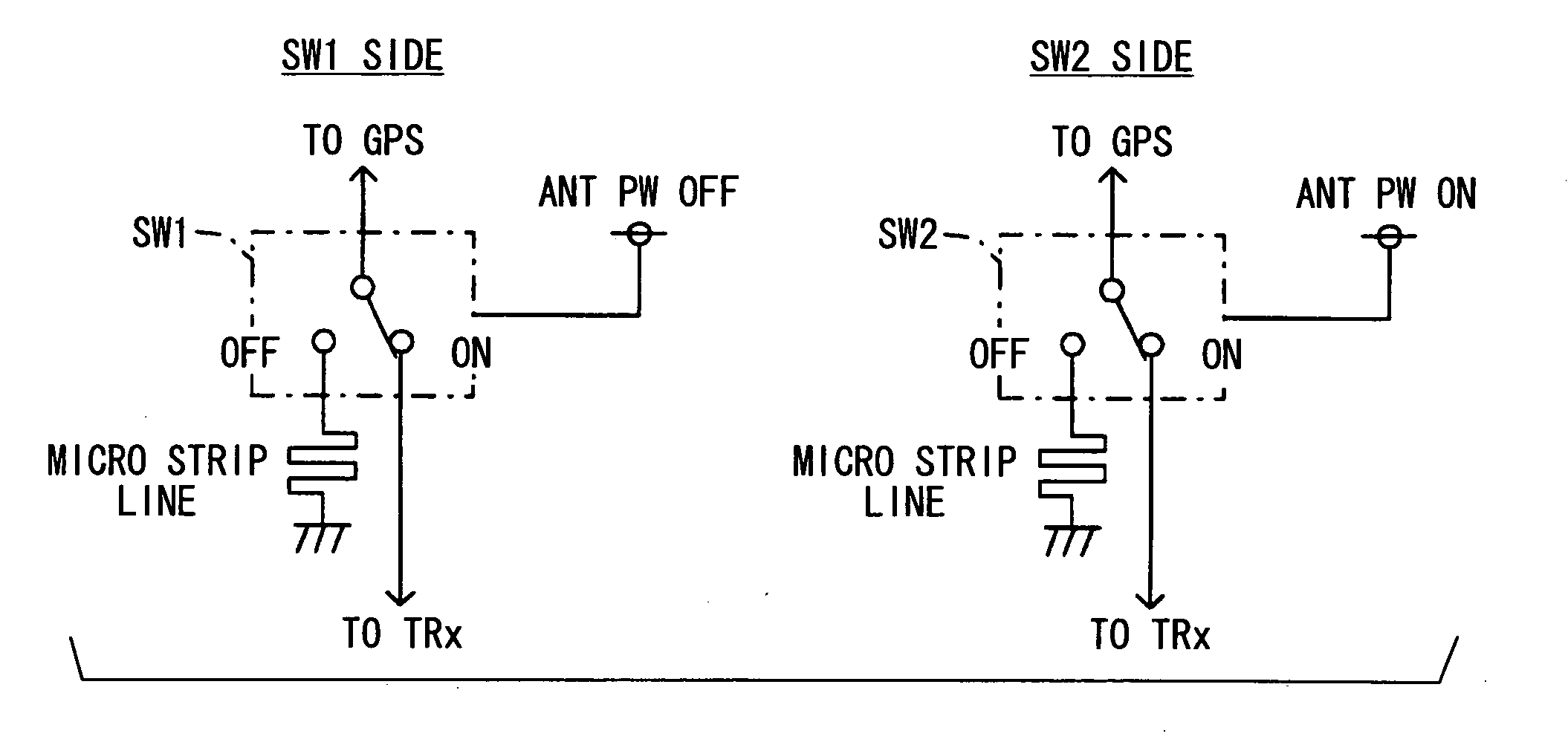 Antenna device for use in vehicle