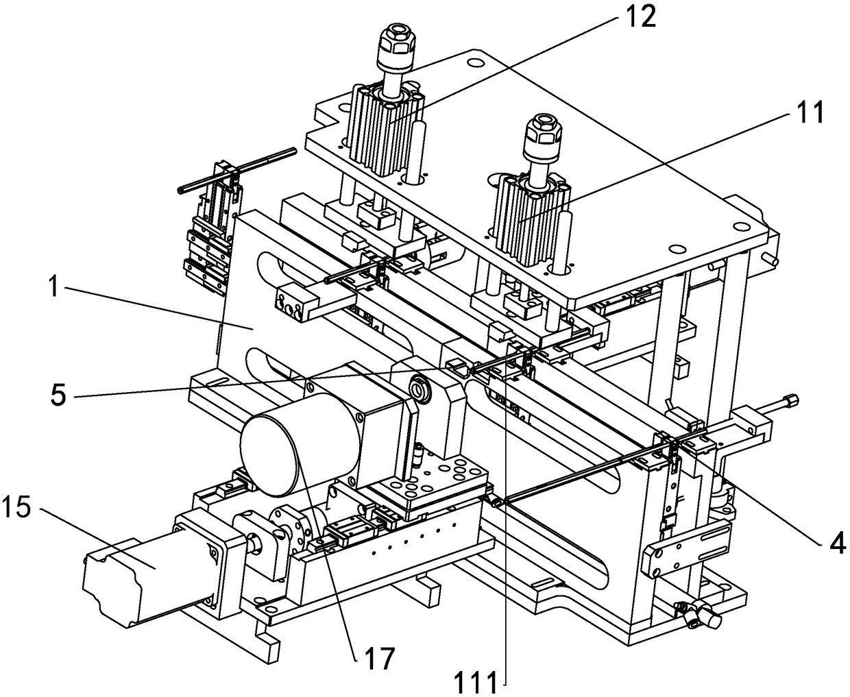 Internal hexagonal wrench bending device