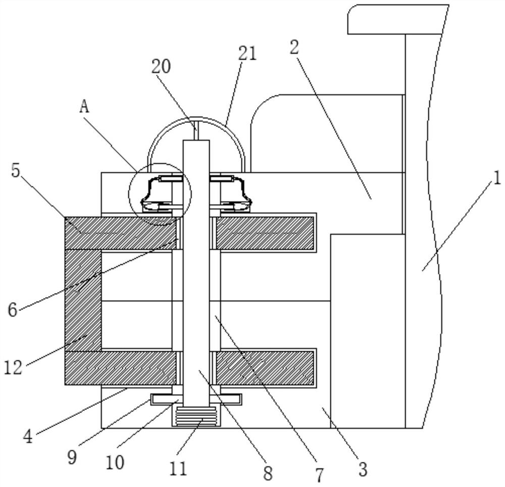 Valve with accessories convenient to maintain and replace