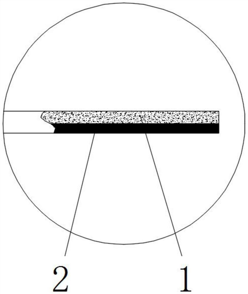 Packaging adhesive tape for acrylic resin lens and preparation method of packaging adhesive tape