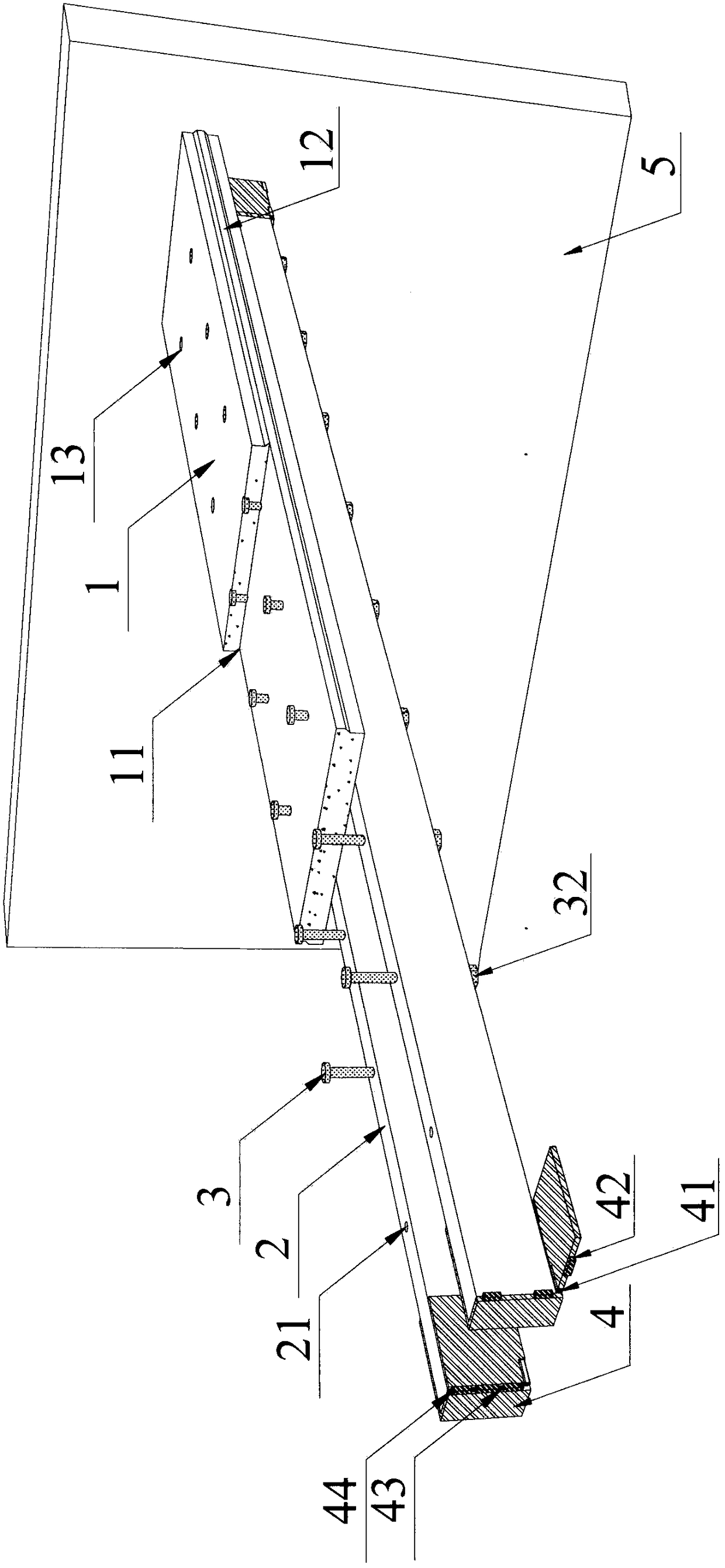 Ribbed aerated concrete tongue-and-groove floor system and assembly method thereof