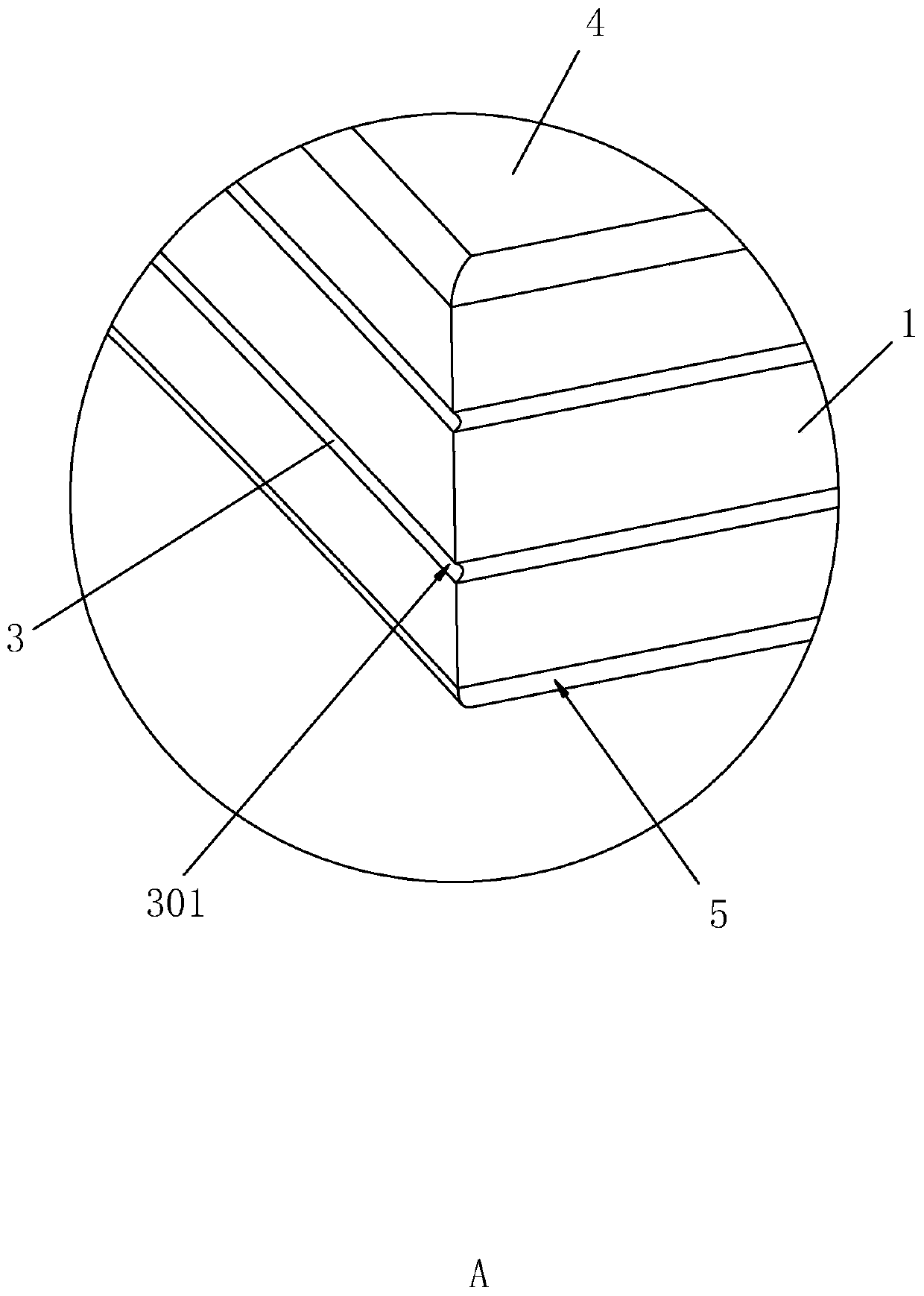 Grinding-free fatigue sample strip and fatigue test method thereof