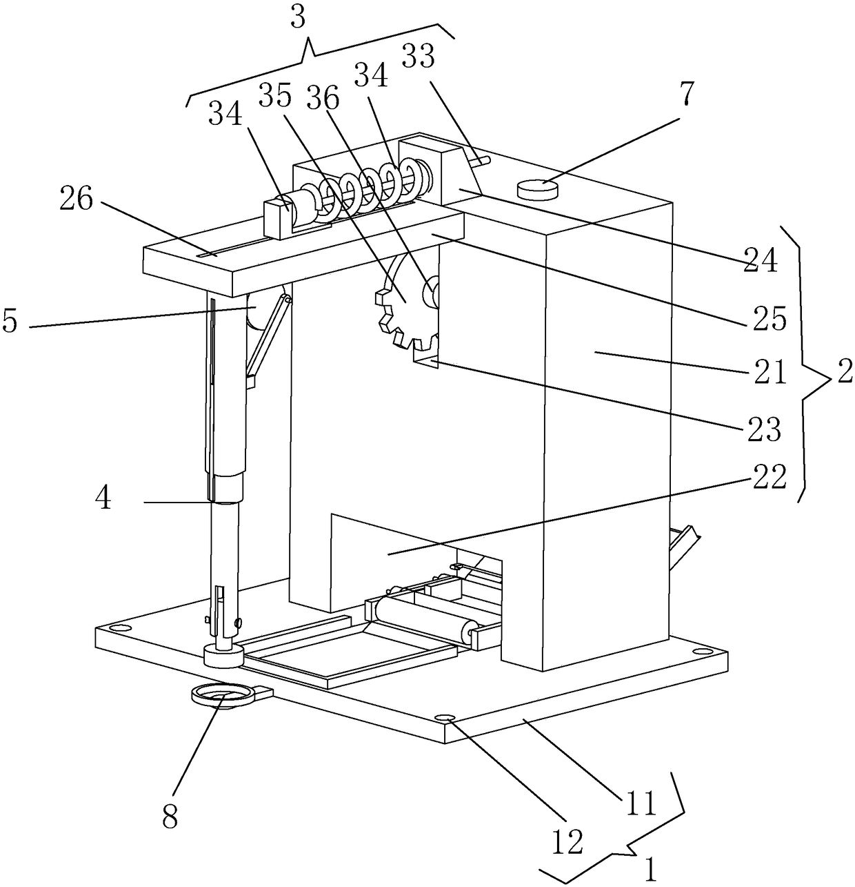 Electric stamping machine