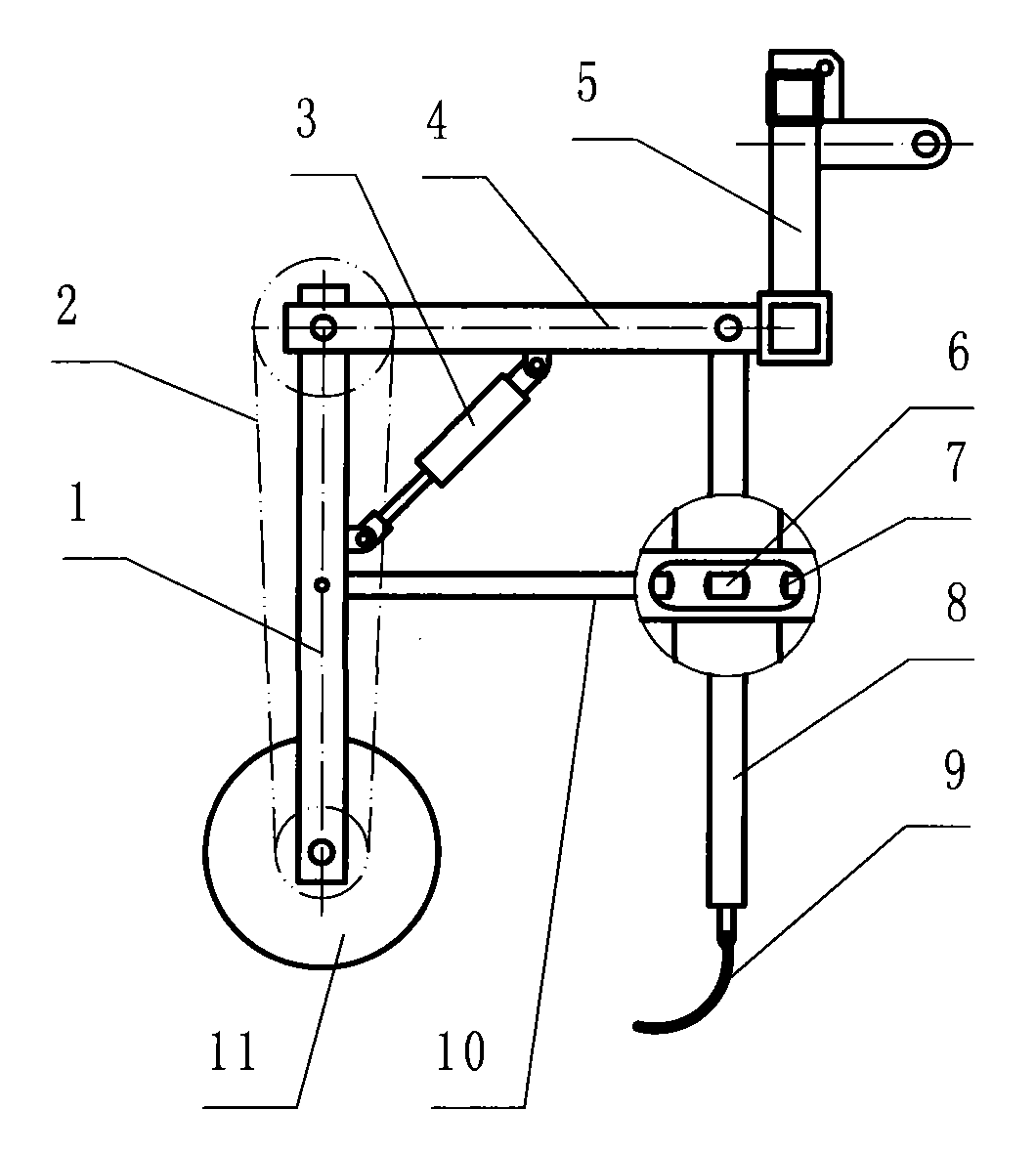 Profile modeling cotton top-cutting machine