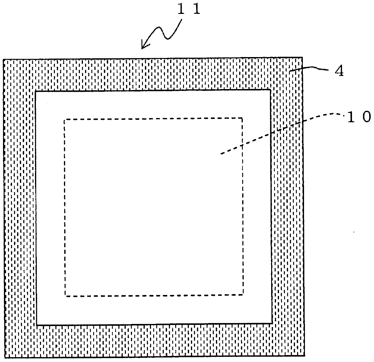 Bisoprolol-containing adhesive patch and packaging body therefor