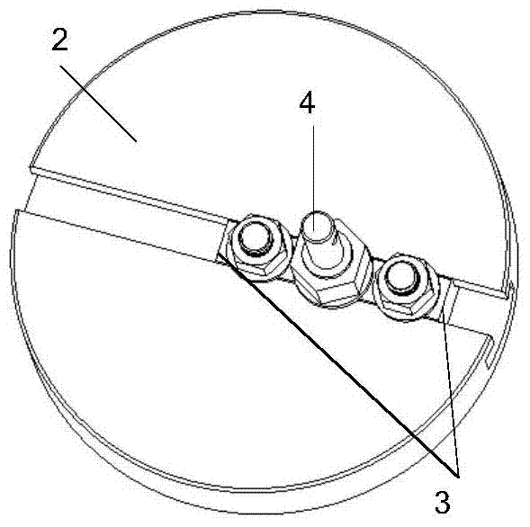 Mechanical structure fatigue damage online monitoring test device