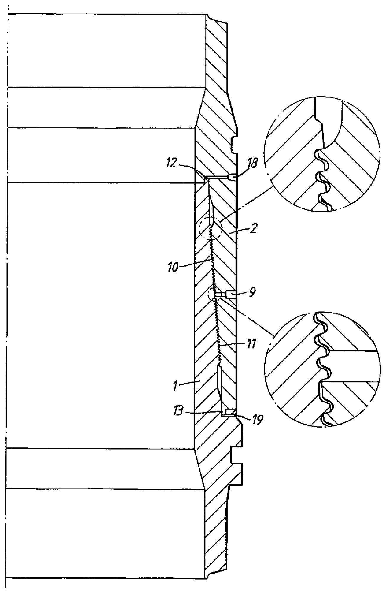 Pipe connector device