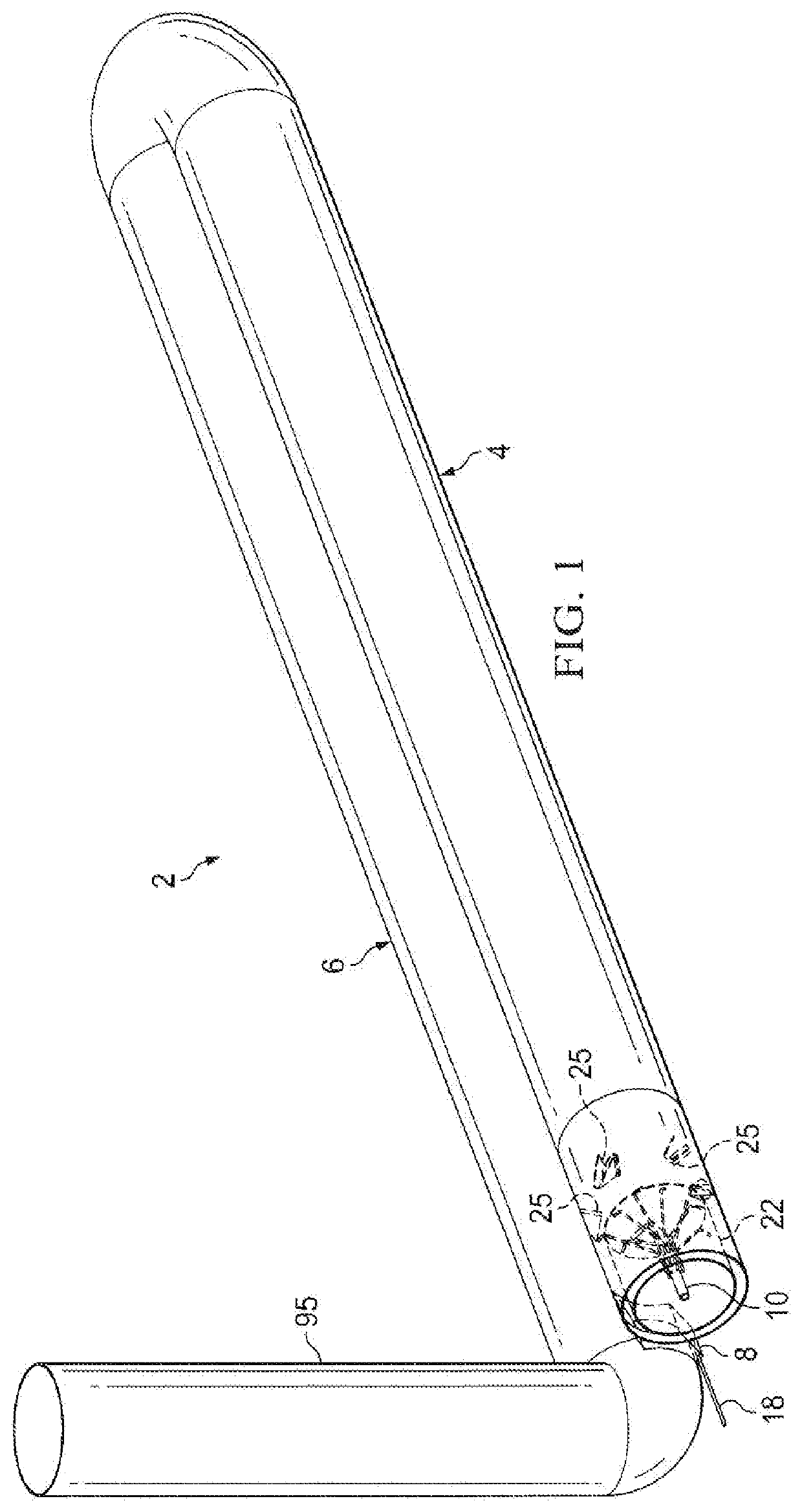 Cylindrical burner apparatus and method