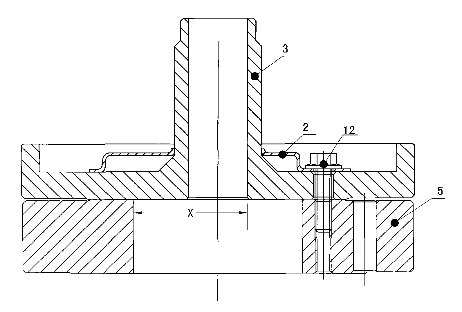 Method for assembling pump body of double-cylinder rotary compressor