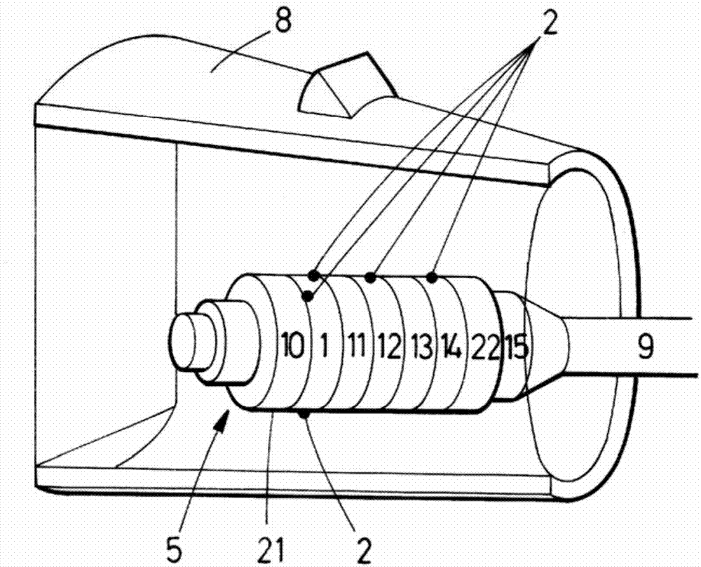 An auxiliary power unit with integrated fire detection system