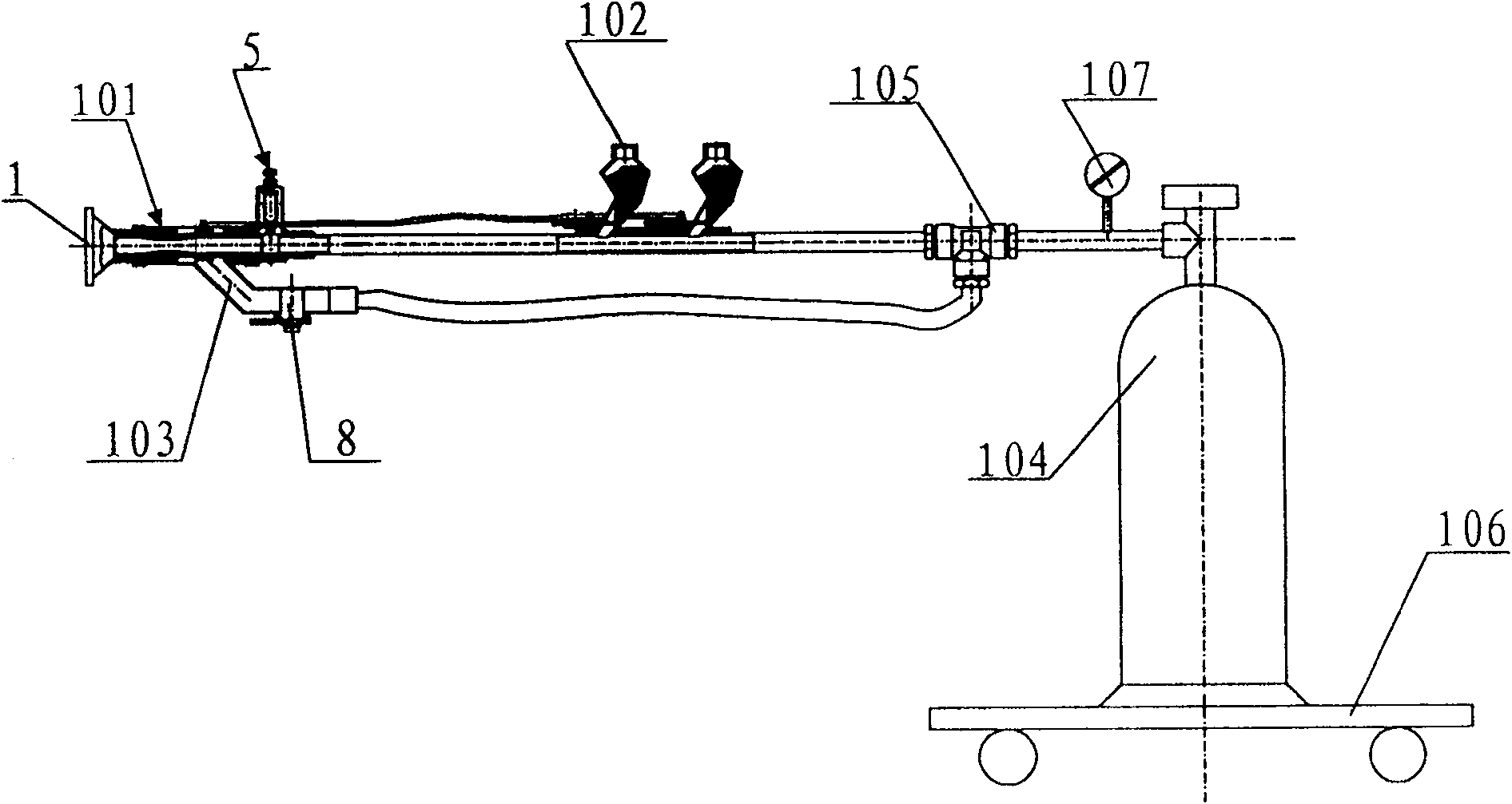 Fire extinguisher for preventing magnesium and magnesium-alloy from burning